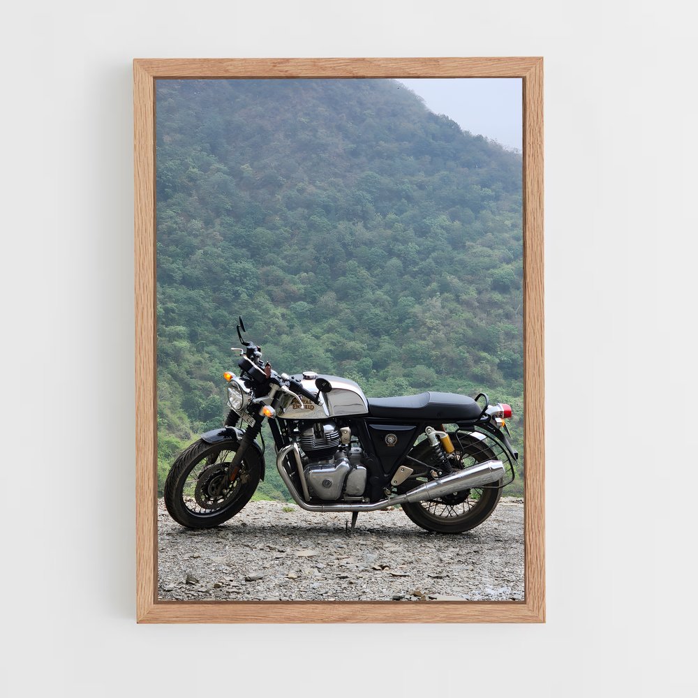 Poster Liberté sur Routes – affiche Royal Enfield (vue 4)